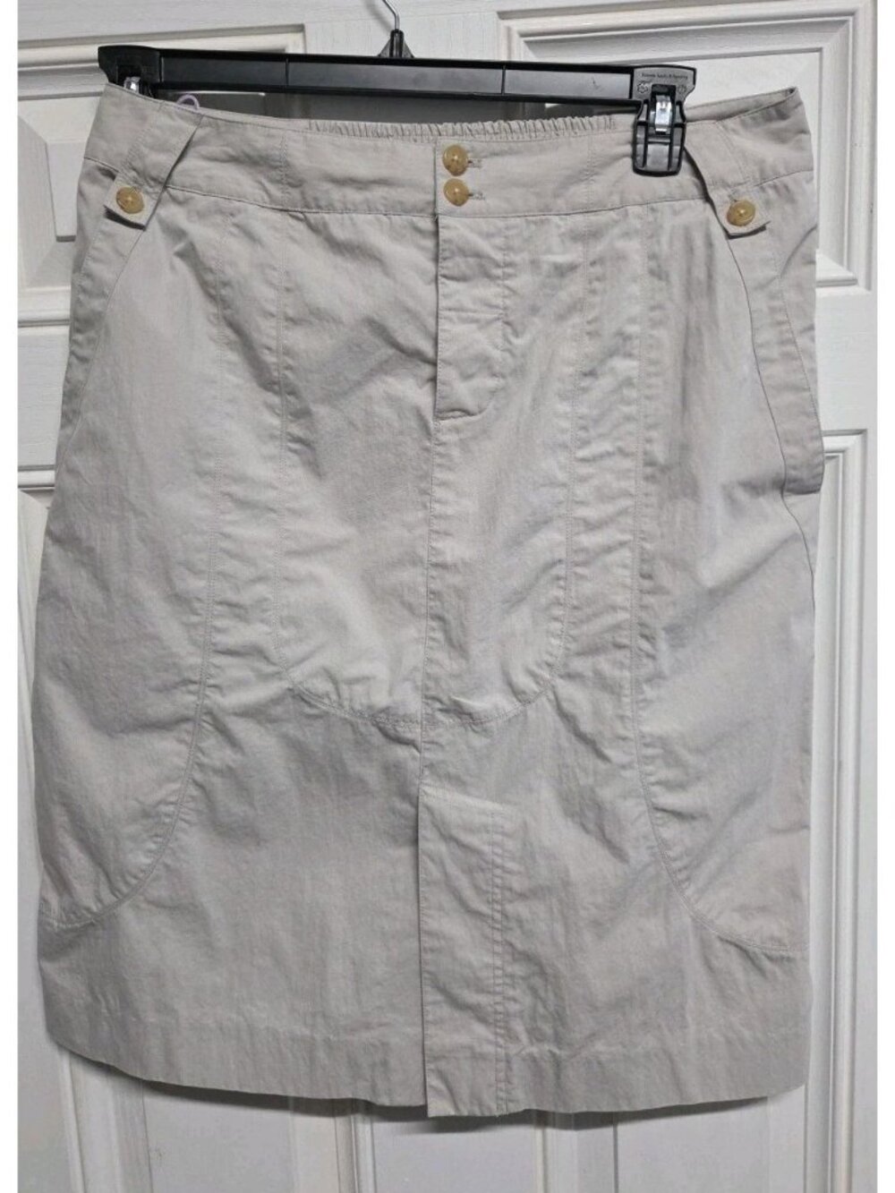 Perry Ellis Womens Skirt Beige Size 10